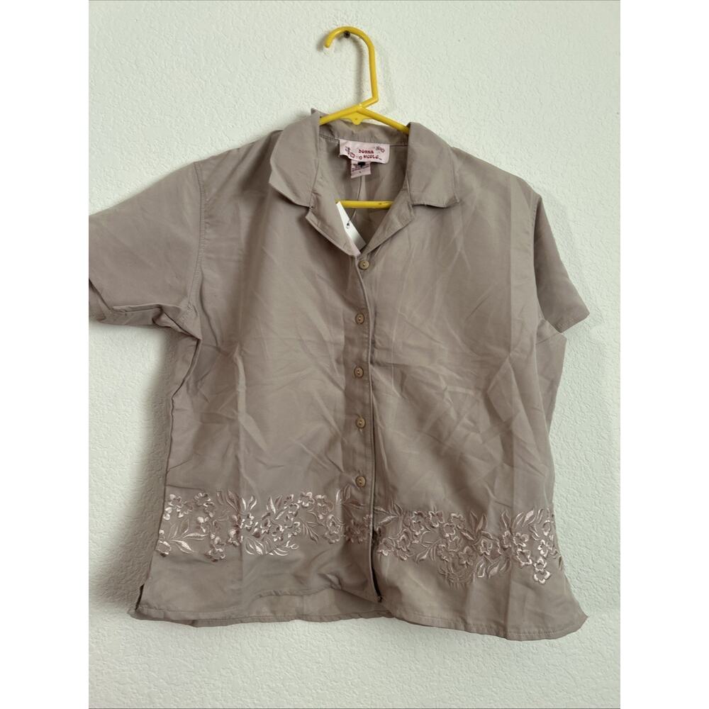 Lot 2 Of Girls Large Short Sleeve Tops NWT Donna Nicols
